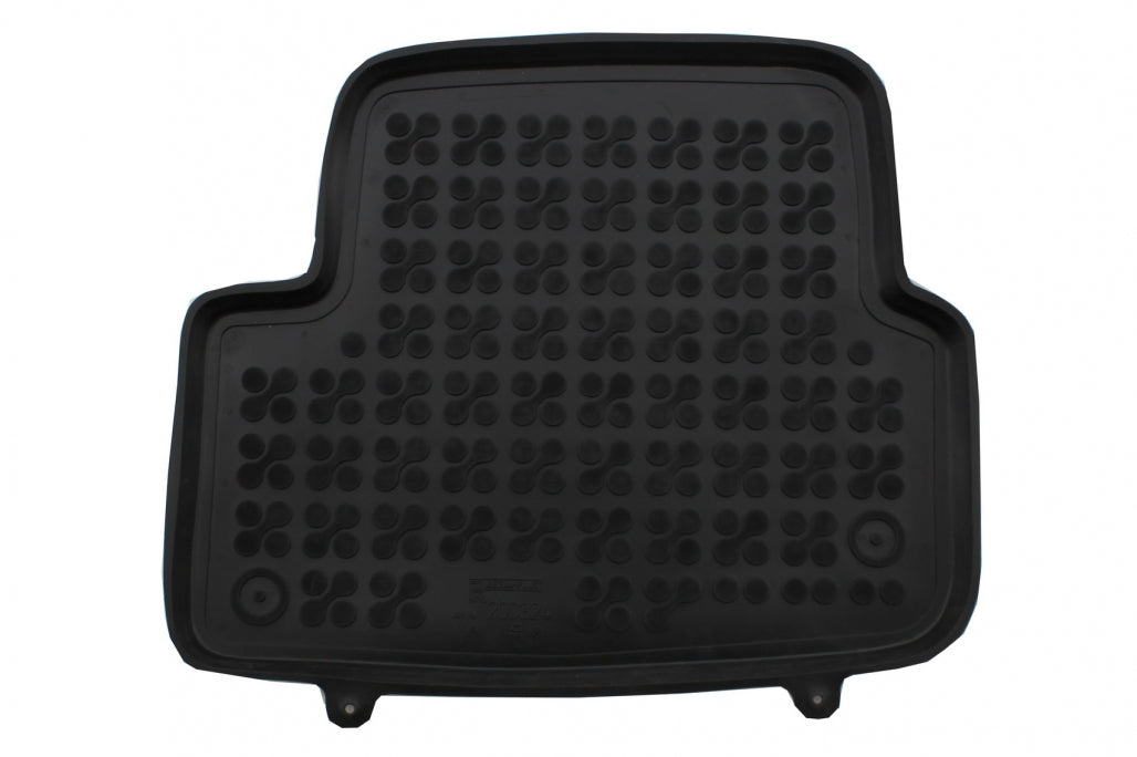 Rubber Floor Mat Black compatible with Audi A1 II GB 2018-up Sportback and Citycarver, custom-fit, 3 cm edge, odor-free material.