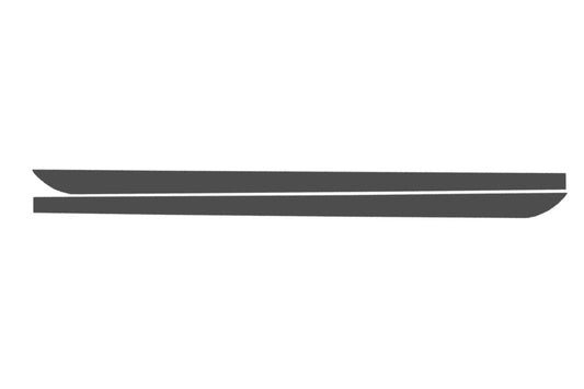 Side Decals Vinyl Dark Grey for BMW 5 Series F10 F11 (2011–2017)
