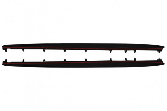 Side Skirts Extension M Performance Piano Black for BMW 5 Series G38 LWB (2017-Up)