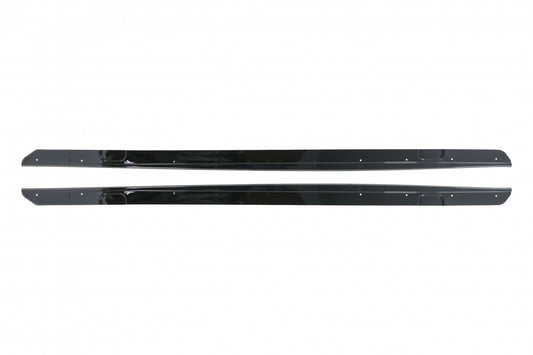 Side Skirts Lip Extensions M-Sport Look Piano Black for BMW 2 Series F22 F23 Coupe Convertible (2014–Up)