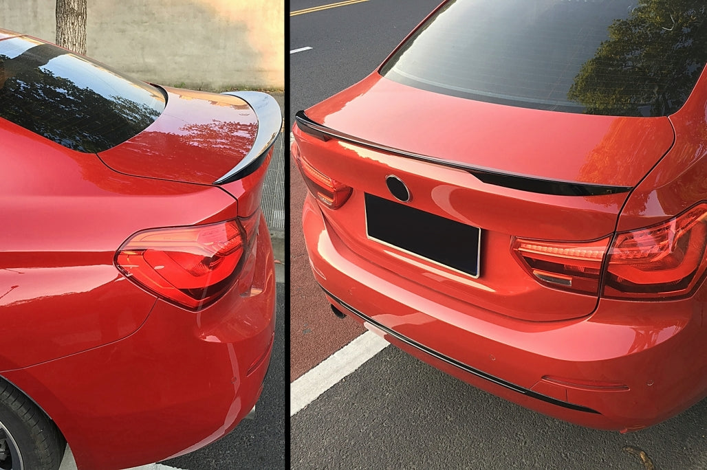 Trunk Boot Lid Spoiler Sport Design Shiny Black for BMW 1 Series F52 (2017–2023)