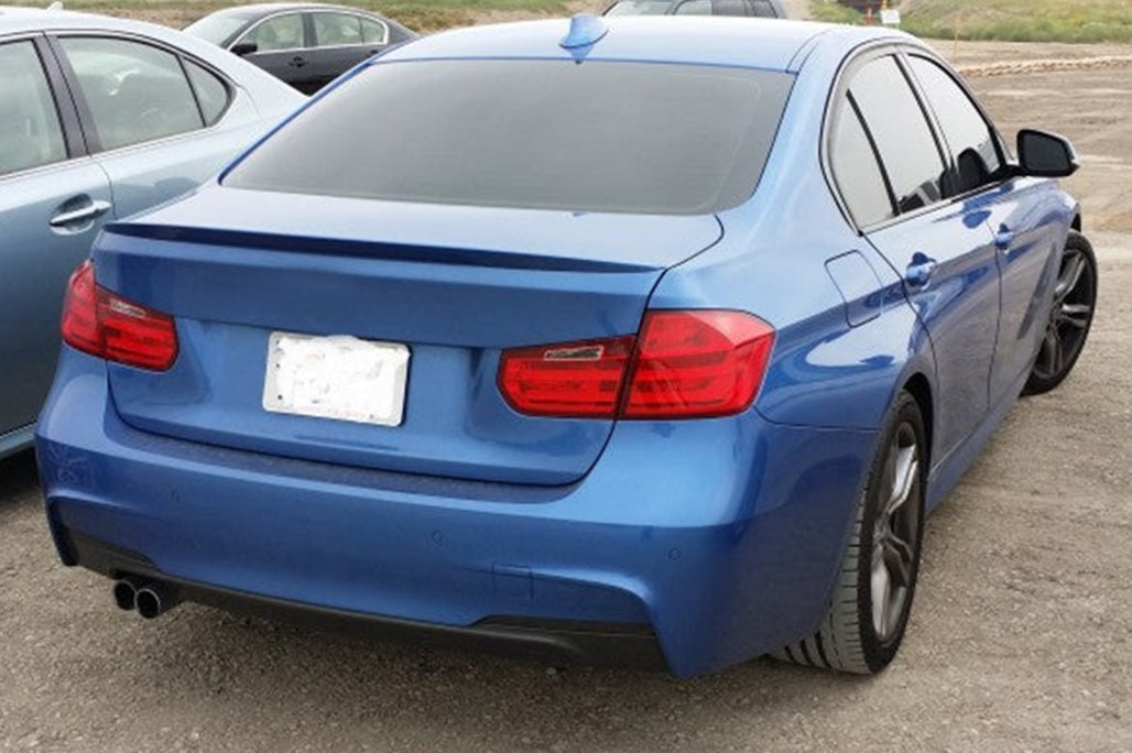 Trunk Spoiler M3 Design Matte Black for BMW 3 Series F30 Sedan (2011–Up)