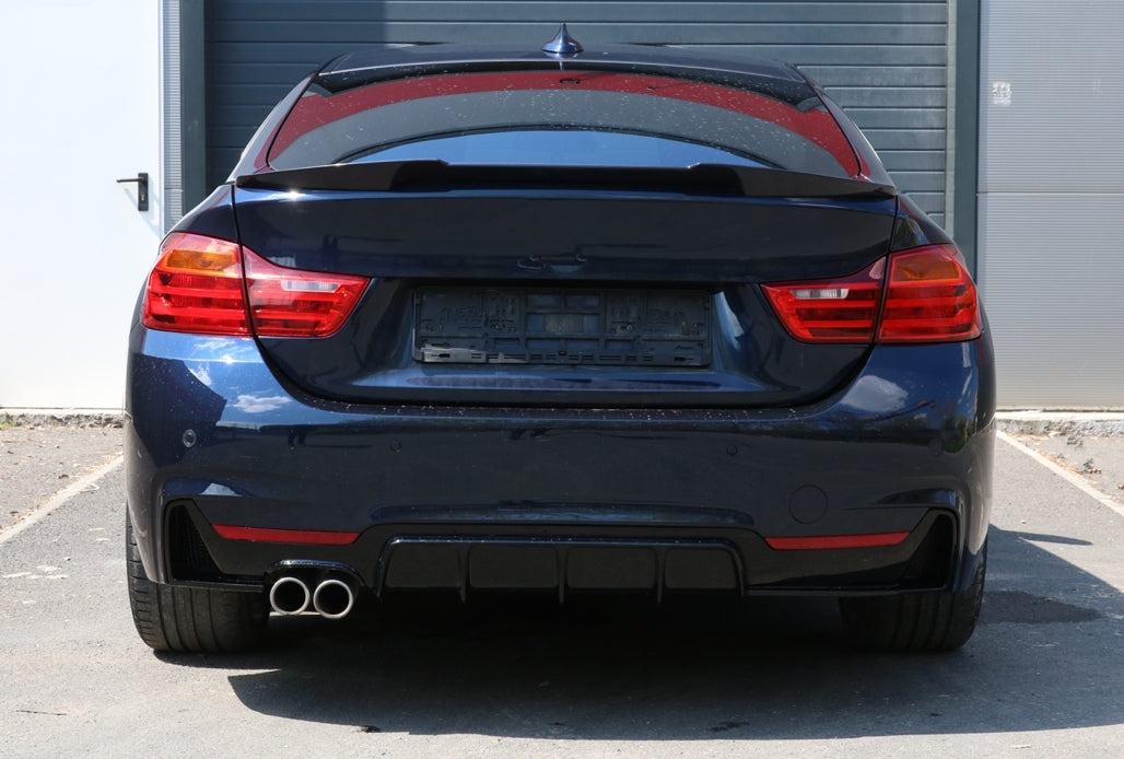 Trunk Spoiler M4 Design Black for BMW 4 Series F36 Gran Coupe (2014–2019)