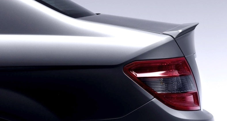 Trunk Spoiler Piano Black for Mercedes C-Class W204 (2007–2014)