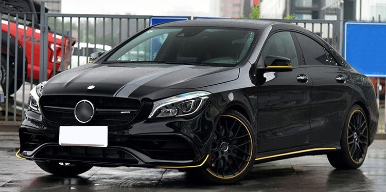 Upper Bonnet Roof Tailgate Decals A45 Design Dark Grey for Mercedes CLA W117 X117 A-Class W176