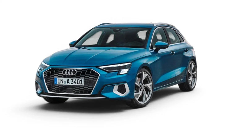 Audi A3 8Y Hatchback 2020-2027 aftermarket styling parts, grilles, emblems, and exterior accessories