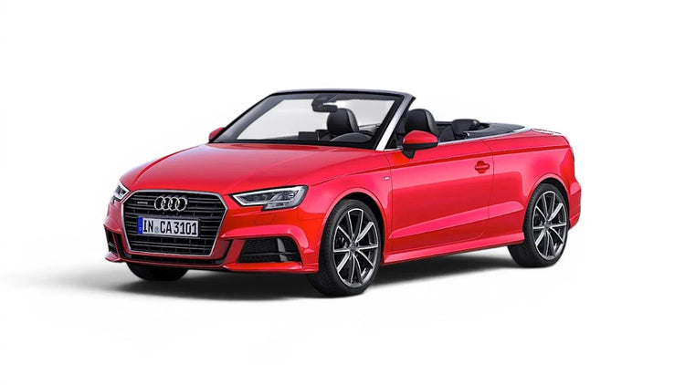 Audi A3 Cabrio Facelift 8V 2016-2019 aftermarket styling parts, grilles, emblems, and exterior accessories