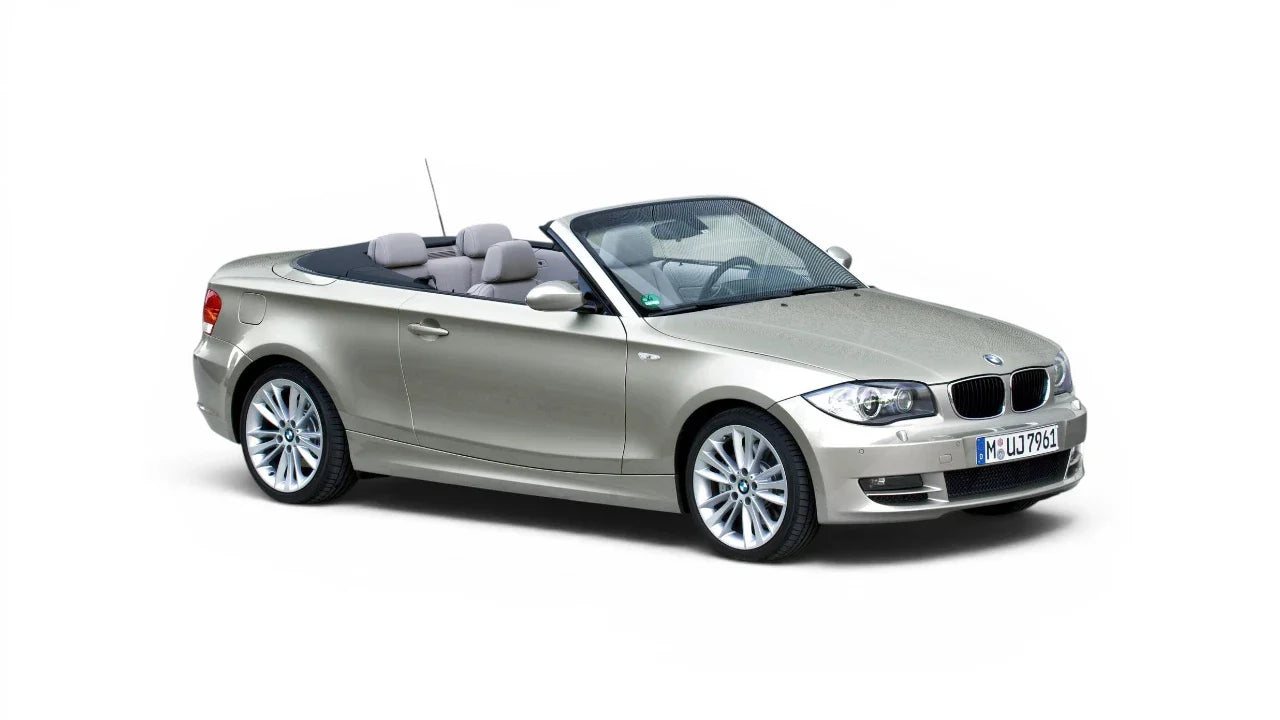 BMW 1 Series Cabriolet E88 2008-2013 aftermarket styling parts, grilles, emblems, carbon fiber parts, spoilers, diffusers, and exterior accessories