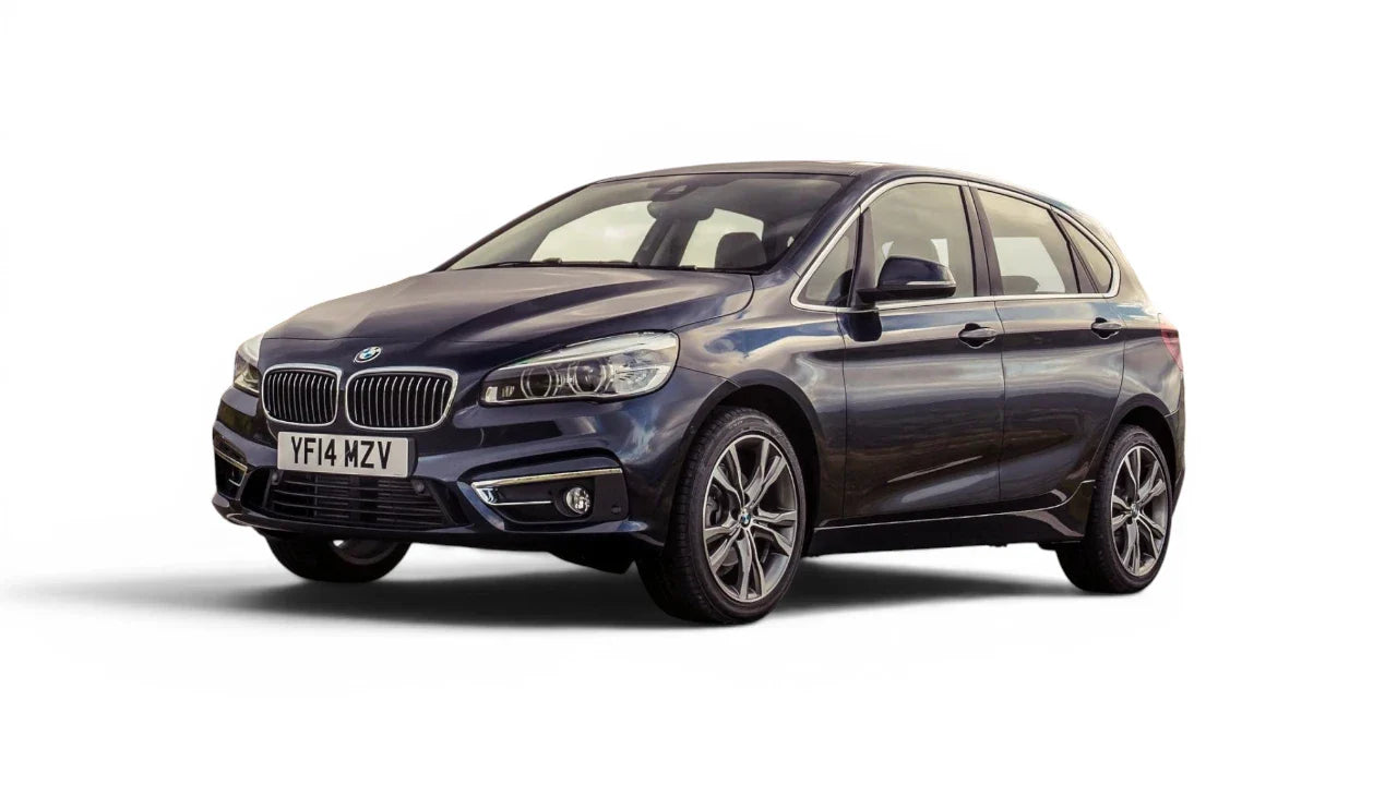 BMW 2 Series Active Tourer F45 2014-2020 aftermarket styling parts, grilles, emblems, carbon fiber parts, spoilers, diffusers, and exterior accessories
