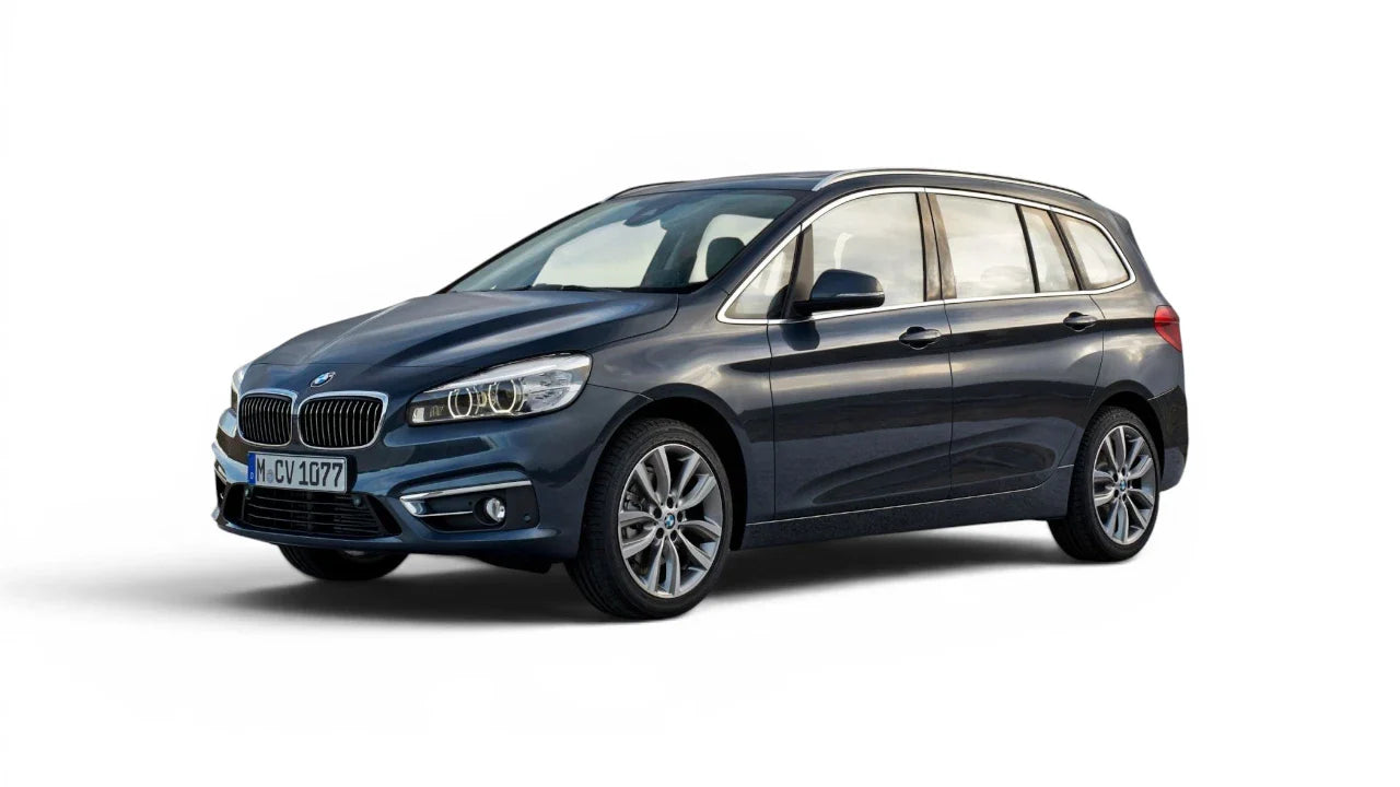 BMW 2 Series Gran Tourer F46 2015-2020 aftermarket styling parts, grilles, emblems, carbon fiber parts, spoilers, diffusers, and exterior accessories