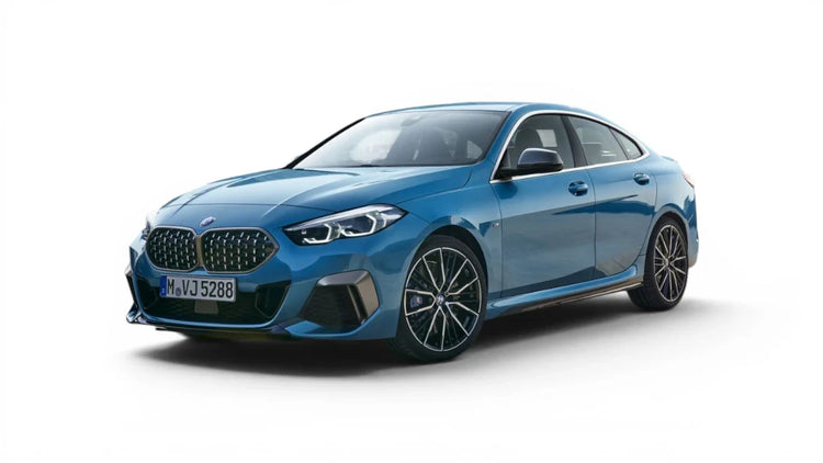 BMW 2 Series Gran Coupé F44 2020-2024 aftermarket styling parts, grilles, emblems, carbon fiber parts, spoilers, diffusers, and exterior accessories