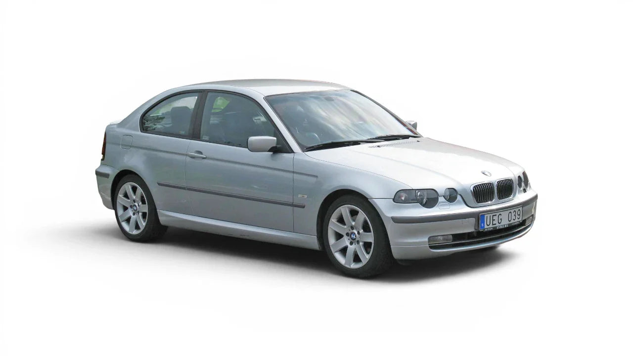 BMW 3 Series Compact E36 1994-2000 aftermarket styling parts, grilles, emblems, carbon fiber parts, spoilers, diffusers, and exterior accessories