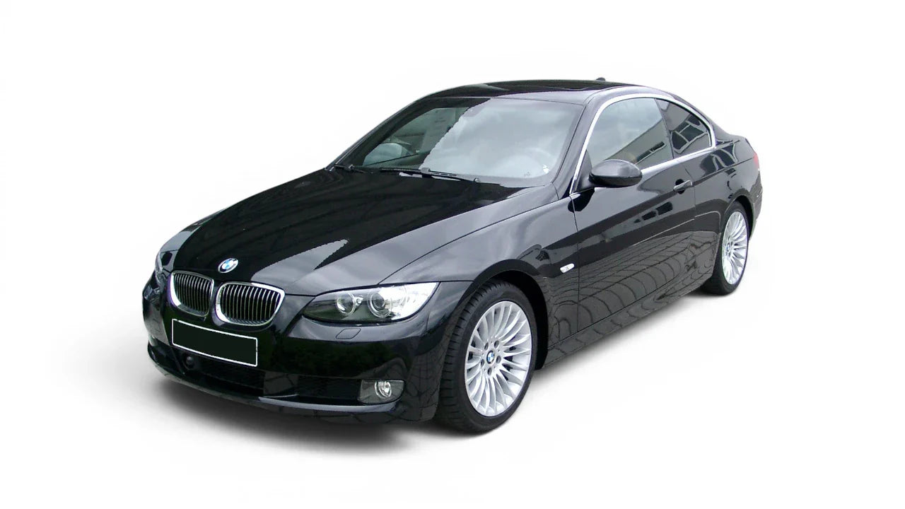 BMW 3 Series Coupe E92 2006-2010 aftermarket styling parts, grilles, emblems, carbon fiber parts, spoilers, diffusers, and exterior accessories