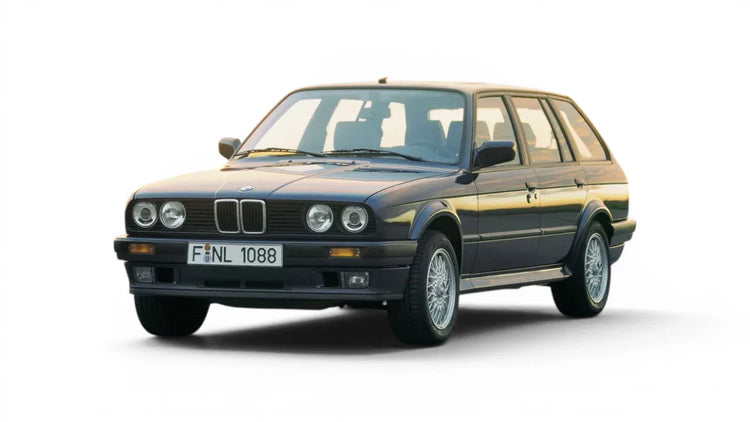 BMW 3 Series Touring E30 1987-1994 aftermarket styling parts, grilles, emblems, carbon fiber parts, spoilers, diffusers, and exterior accessories