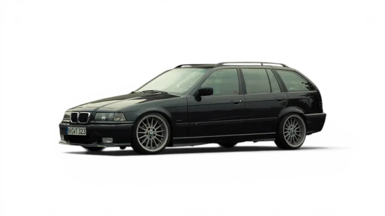 BMW 3 Series Touring E36 1995-1999 aftermarket styling parts, grilles, emblems, carbon fiber parts, spoilers, diffusers, and exterior accessories