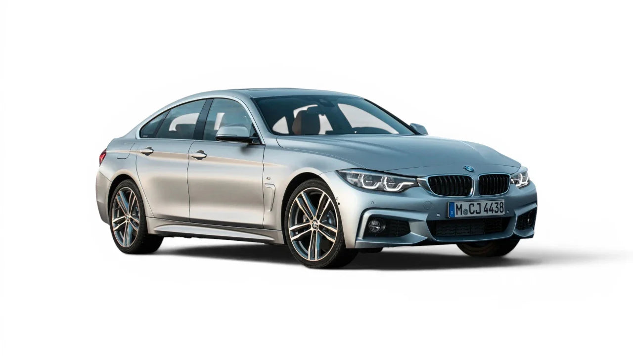 BMW 4 Series Gran Coupe F36 2013-2019 aftermarket styling parts, grilles, emblems, carbon fiber parts, spoilers, diffusers, and exterior accessories
