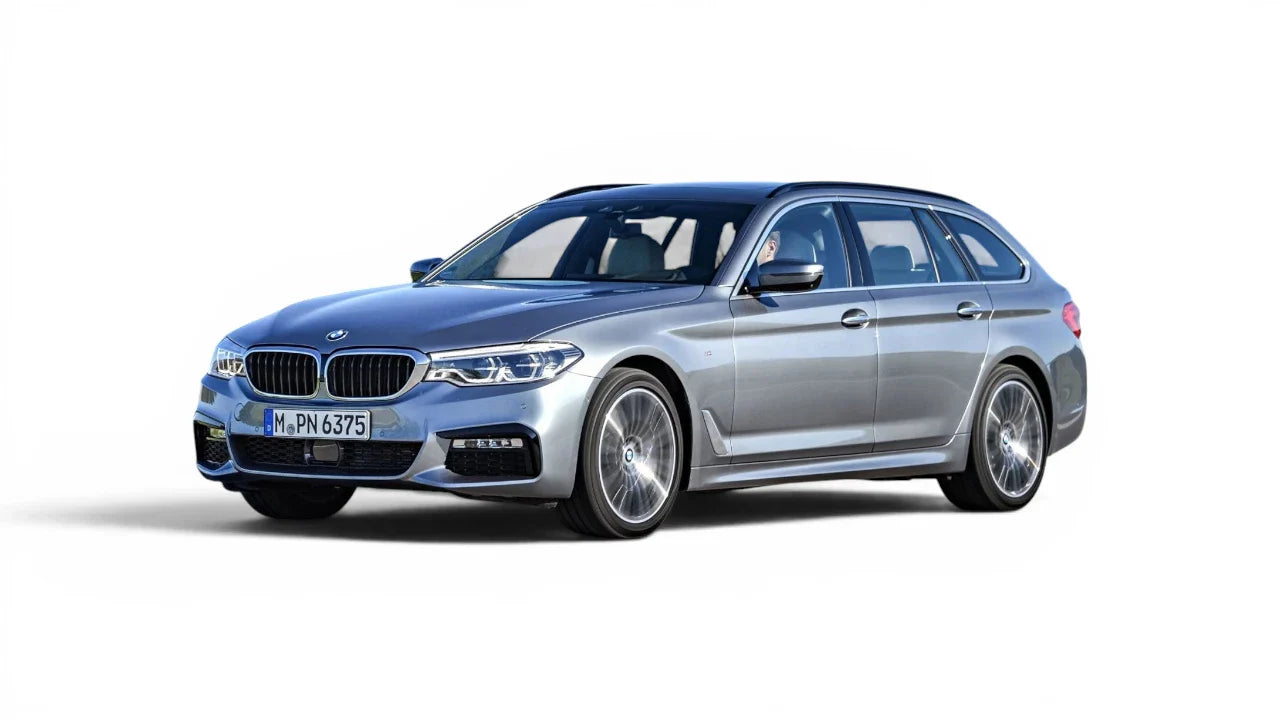 BMW 5 Series Touring G31 2017-2019 aftermarket styling parts, grilles, emblems, carbon fiber parts, spoilers, diffusers, and exterior accessories