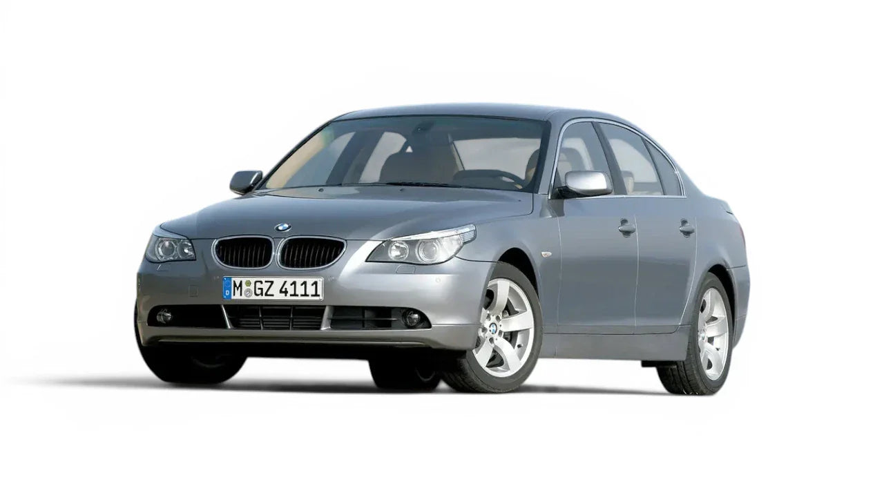 BMW 5 Series Sedan E60 2003-2007 aftermarket styling parts, grilles, emblems, carbon fiber parts, spoilers, diffusers, and exterior accessories