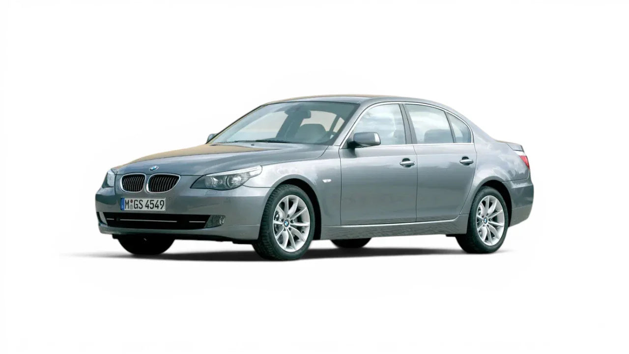 BMW 5 Series Sedan E60 LCI 2007-2010 aftermarket styling parts, grilles, emblems, carbon fiber parts, spoilers, diffusers, and exterior accessories