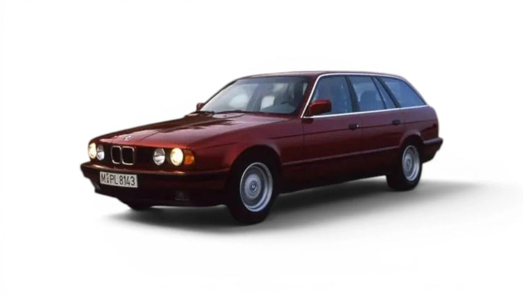 BMW 5 Series Touring E34 1987-1995 aftermarket styling parts, grilles, emblems, carbon fiber parts, spoilers, diffusers, and exterior accessories