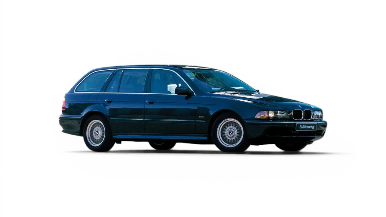 BMW 5 Series Touring E39 1997-2004 aftermarket styling parts, grilles, emblems, carbon fiber parts, spoilers, diffusers, and exterior accessories