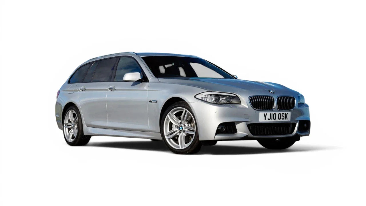 BMW 5 Series Touring F11 2010-2014 aftermarket styling parts, grilles, emblems, carbon fiber parts, spoilers, diffusers, and exterior accessories