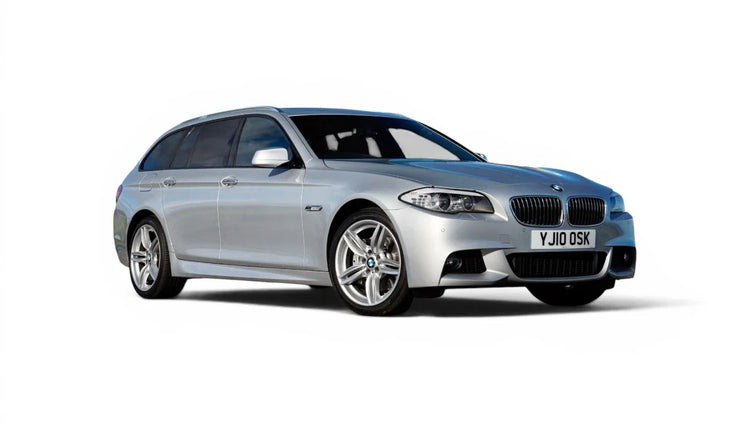 BMW 5 Series Touring F11 2010-2014 aftermarket styling parts, grilles, emblems, carbon fiber parts, spoilers, diffusers, and exterior accessories