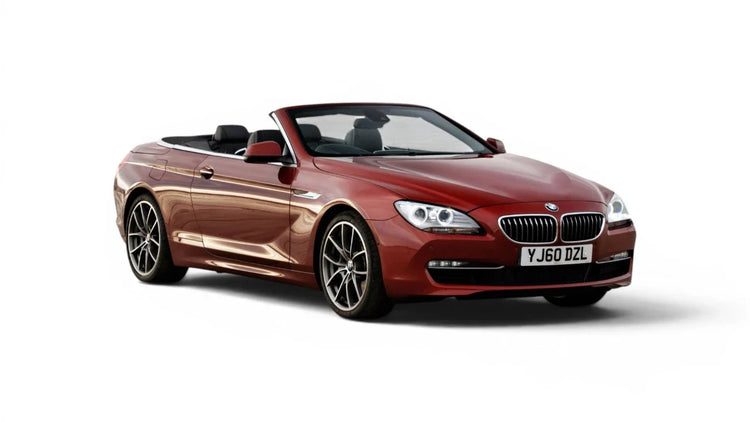 BMW 6 Series Cabriolet F12 2012-2013 aftermarket styling parts, grilles, emblems, carbon fiber parts, spoilers, diffusers, and exterior accessories