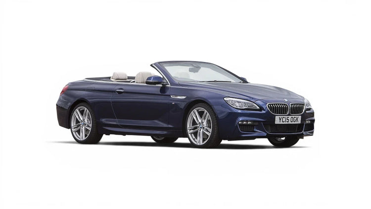 BMW 6 Series Cabriolet F12 LCI 2014-2018 aftermarket styling parts, grilles, emblems, carbon fiber parts, spoilers, diffusers, and exterior accessories