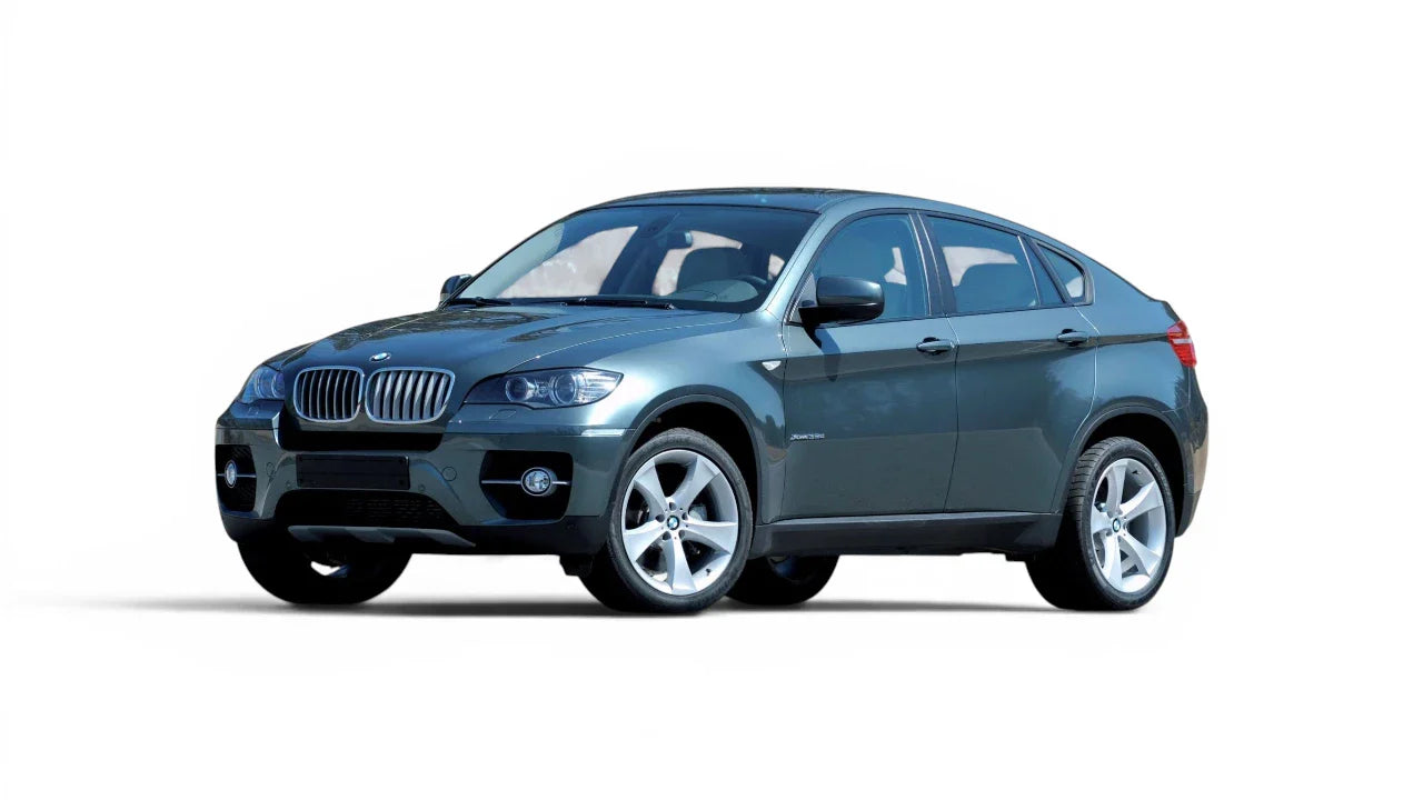 BMW X6 E71 2008-2012 aftermarket styling parts, grilles, emblems, carbon fiber parts, spoilers, diffusers, and exterior accessories