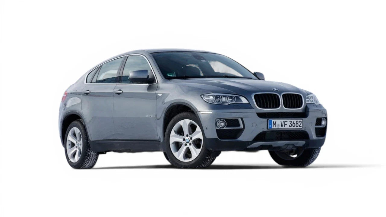 BMW X6 E71 LCI 2012-2015 aftermarket styling parts, grilles, emblems, carbon fiber parts, spoilers, diffusers, and exterior accessories