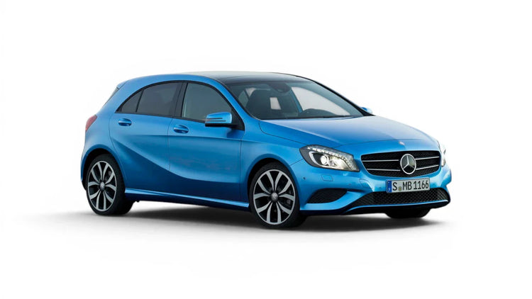 Mercedes-Benz A-Class W176 2012-2015 aftermarket styling parts, grilles, emblems, carbon fiber parts, spoilers, diffusers, and exterior accessories