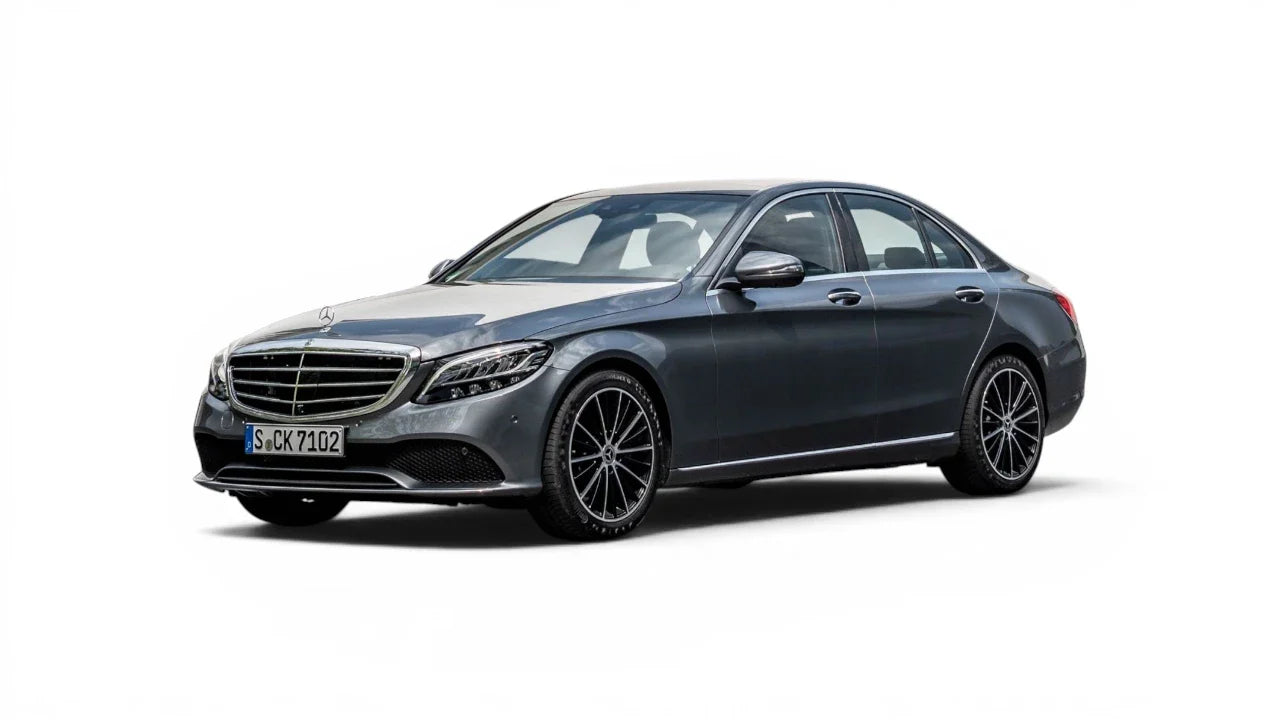Mercedes-Benz C-Class W205 Facelift 2018-2020 aftermarket styling parts, grilles, emblems, carbon fiber parts, spoilers, diffusers, and exterior accessories