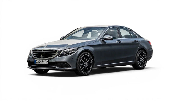 Mercedes-Benz C-Class W205 Facelift 2018-2020 aftermarket styling parts, grilles, emblems, carbon fiber parts, spoilers, diffusers, and exterior accessories