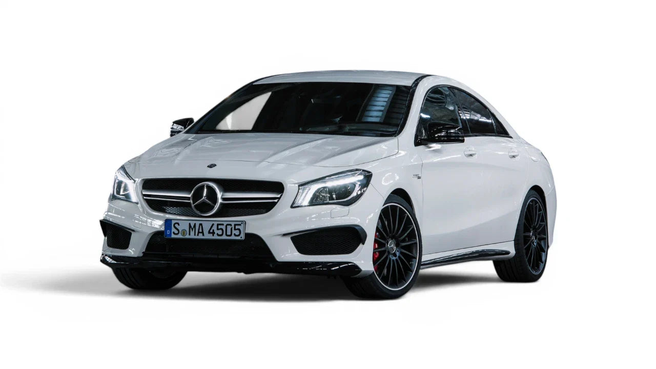 Mercedes-Benz CLA W117 C117 2013-2016 aftermarket styling parts, grilles, emblems, carbon fiber parts, spoilers, diffusers, and exterior accessories