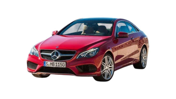 Mercedes-Benz E-Class Coupe C207 2013-2017 aftermarket styling parts, grilles, emblems, carbon fiber parts, spoilers, diffusers, and exterior accessories