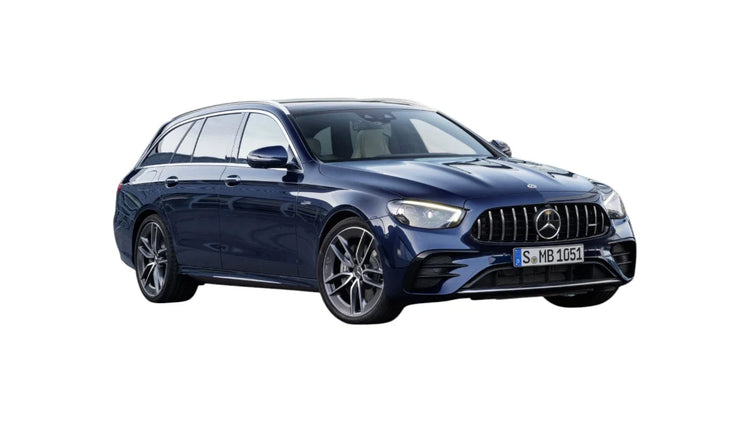 Mercedes-Benz E-Class T-Modell S213 Facelift 2020-2023 aftermarket styling parts, grilles, emblems, carbon fiber parts, spoilers, diffusers, and exterior accessories