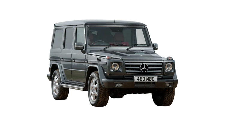 Mercedes-Benz G-Class W463 1990-2018 aftermarket styling parts, grilles, emblems, carbon fiber parts, bumpers, spoilers, and exterior accessories