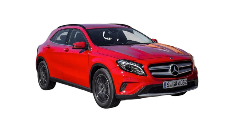 Mercedes-Benz GLA SUV X156 2014-2016 aftermarket styling parts, grilles, emblems, carbon fiber parts, spoilers, diffusers, and exterior accessories