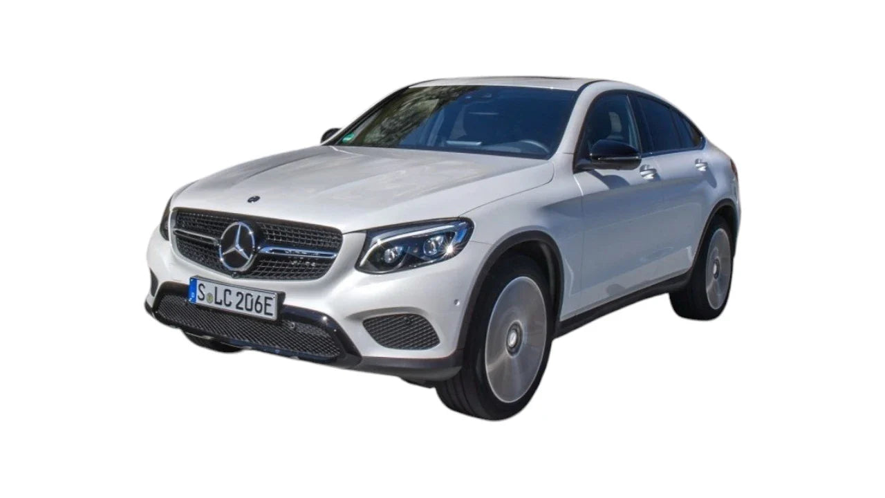 Mercedes-Benz GLC Coupe C253 2015-2018 aftermarket styling parts, grilles, emblems, carbon fiber parts, spoilers, diffusers, and exterior accessories