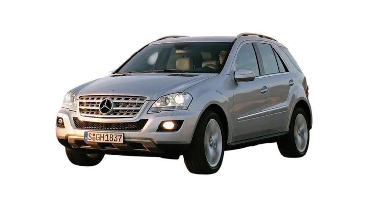 Mercedes-Benz M-Class SUV W164 Facelift 2009-2011 aftermarket styling parts, grilles, emblems, carbon fiber parts, spoilers, diffusers, and exterior accessories