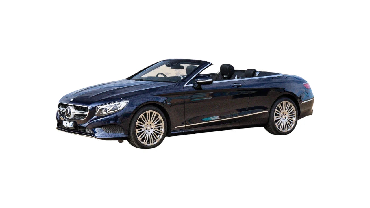Mercedes-Benz S-Class Cabrio A217 2014-2017 aftermarket styling parts, grilles, emblems, carbon fiber parts, spoilers, diffusers, and exterior accessories