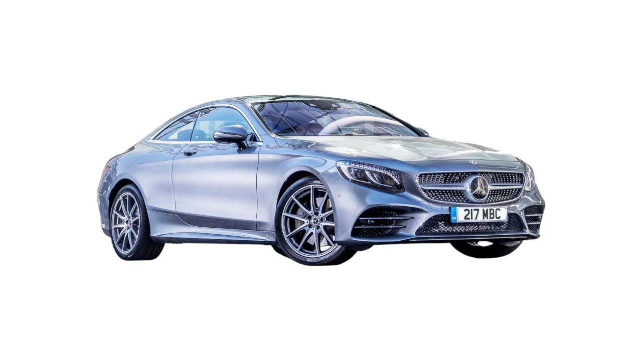 Mercedes-Benz S-Class Coupe C217 Facelift 2017-2020 aftermarket styling parts, grilles, emblems, carbon fiber parts, spoilers, diffusers, and exterior accessories