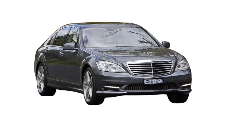 Mercedes-Benz S-Class W221 Facelift 2010-2013 aftermarket styling parts, grilles, emblems, carbon fiber parts, spoilers, diffusers, and exterior accessories