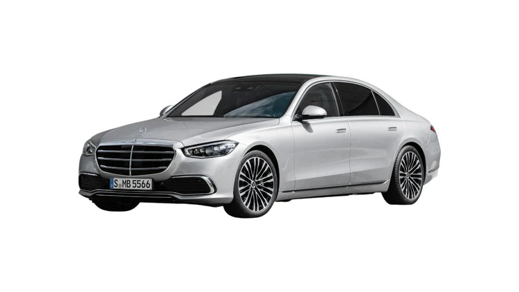 Mercedes-Benz S-Class W223 2020-2027 aftermarket styling parts, grilles, emblems, carbon fiber parts, spoilers, diffusers, and exterior accessories
