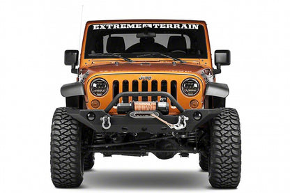 7 Inch CREE LED Headlights Amber Halo DRL for Jeep Wrangler TJ & JK (1997–2018)