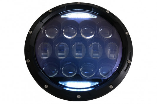 7 Inch CREE LED Headlights Amber Halo DRL for Jeep Wrangler TJ & JK (1997–2018)
