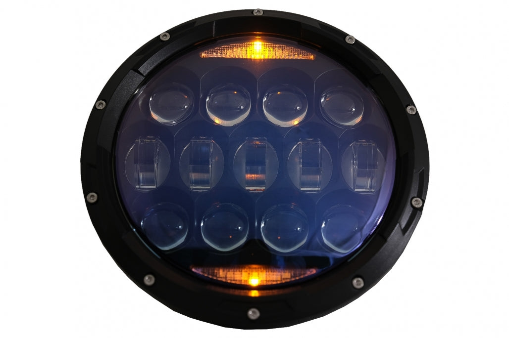 7 Inch CREE LED Headlights Amber Halo DRL for Jeep Wrangler TJ & JK (1997–2018)