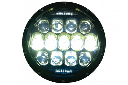 7 Inch CREE LED Headlights Amber Halo DRL for Jeep Wrangler TJ & JK (1997–2018)