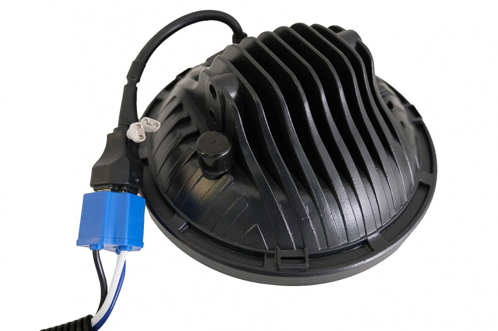 7 Inch CREE LED Headlights Amber Halo DRL for Jeep Wrangler TJ & JK (1997–2018)